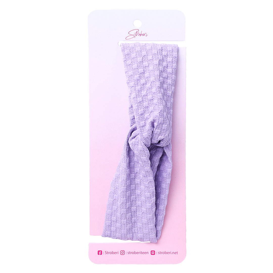 Stroberi Knot Fabric Headband -1