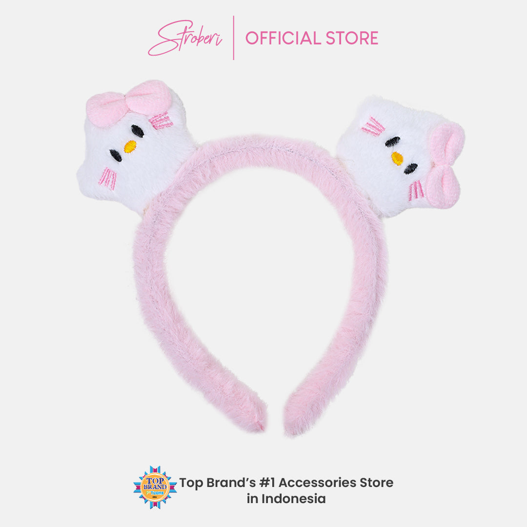 Stroberi Cartoon Fur Headband