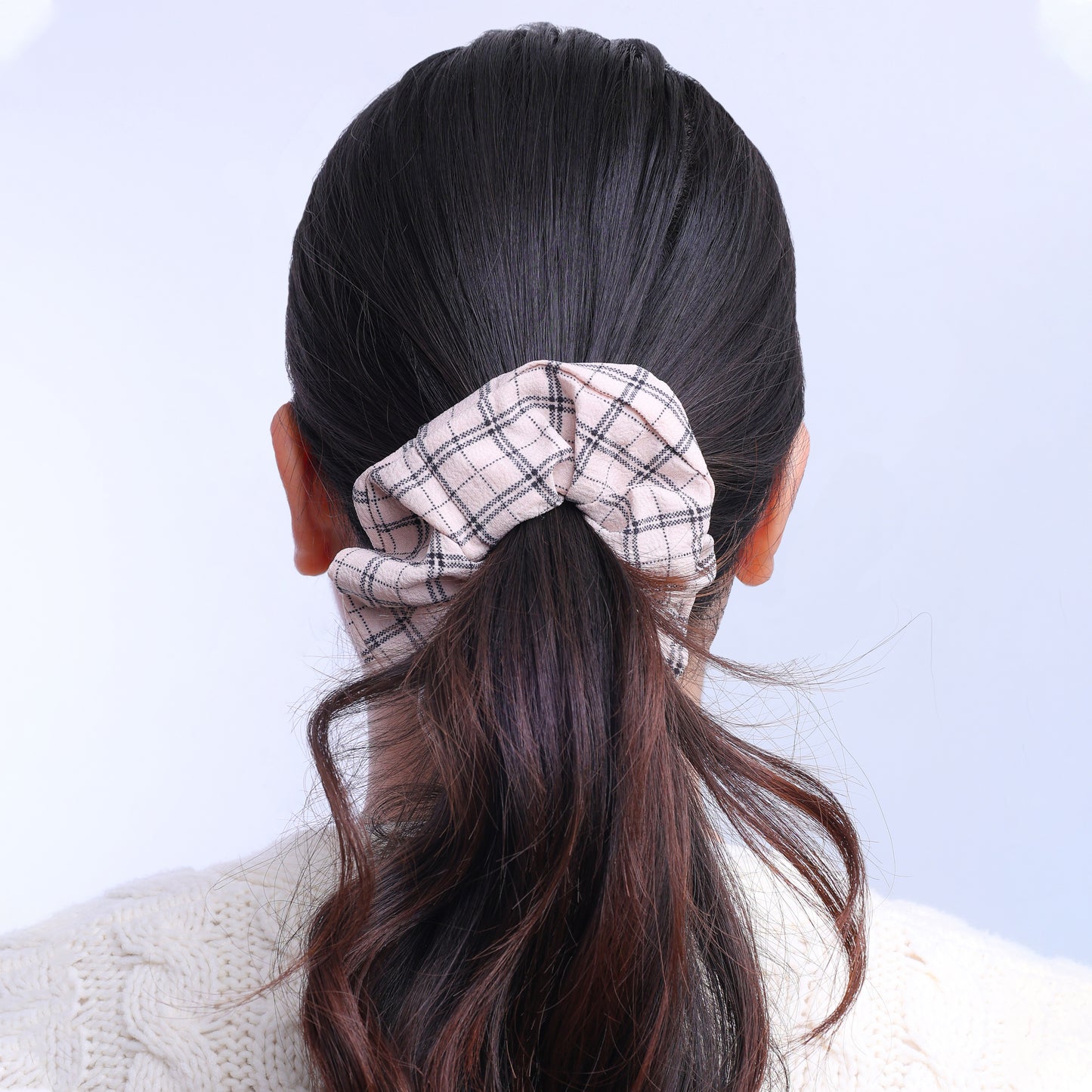 Stroberi Scrunchie Motif Square Hair Tie
