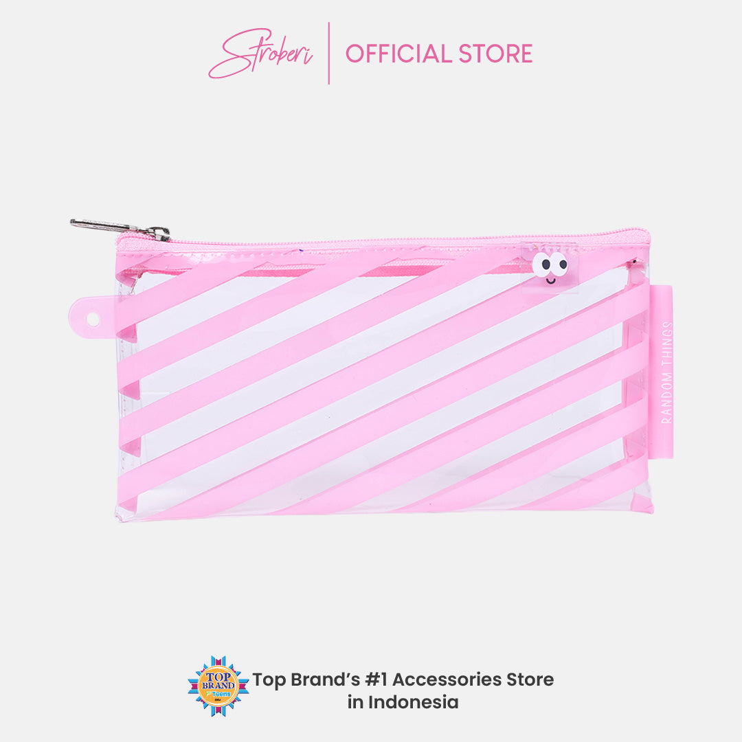 Stroberi Mini Clear Pouch