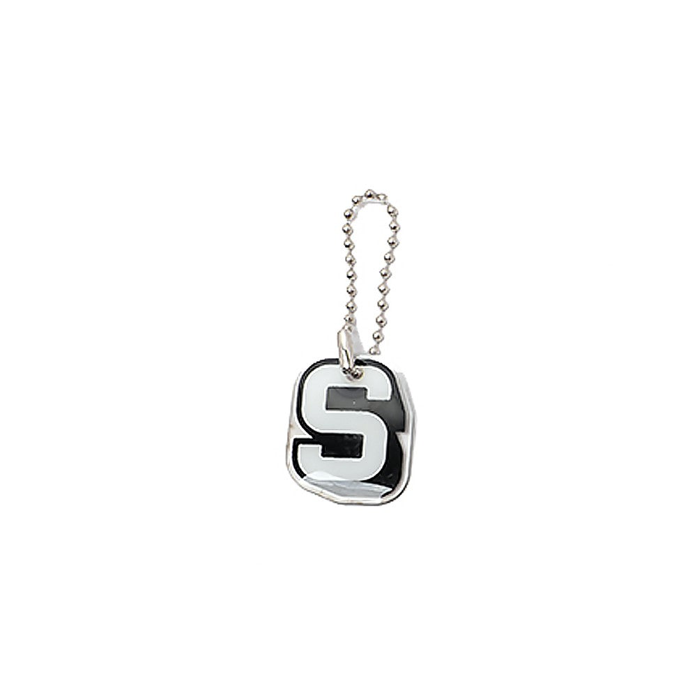 Stroberi Black & White Alphabet Keychain -2