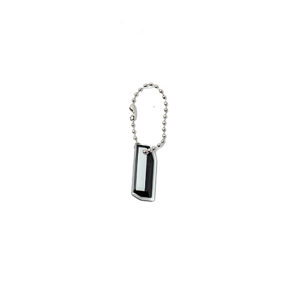 Stroberi Black & White Alphabet Keychain -1