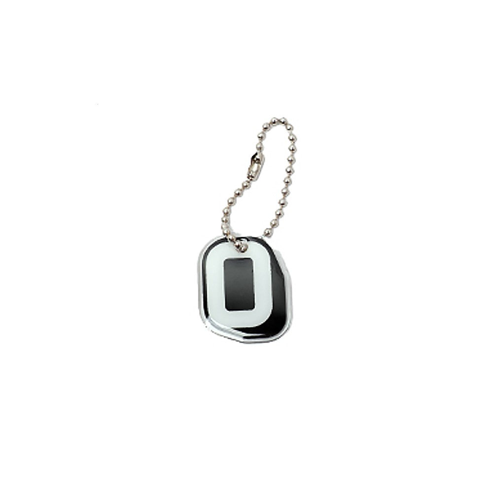 Stroberi Black & White Alphabet Keychain -1