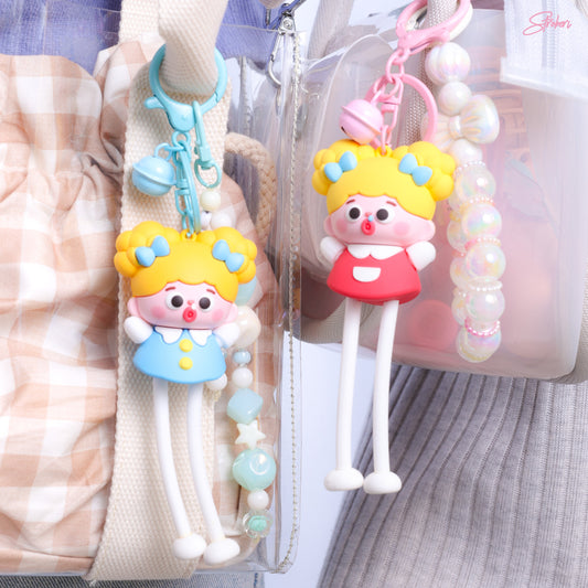 Stroberi Clay Character Keychain