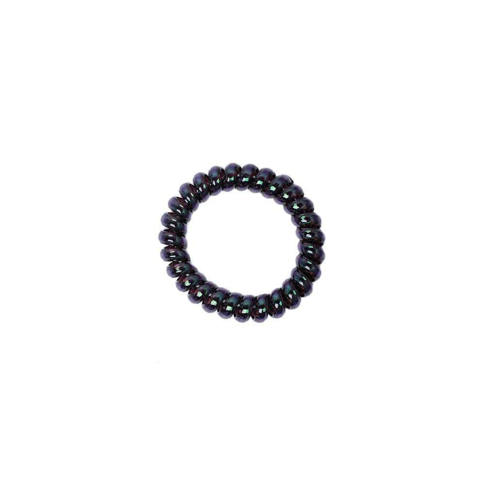 Stroberi Metallic Cable Medium Hair Ties