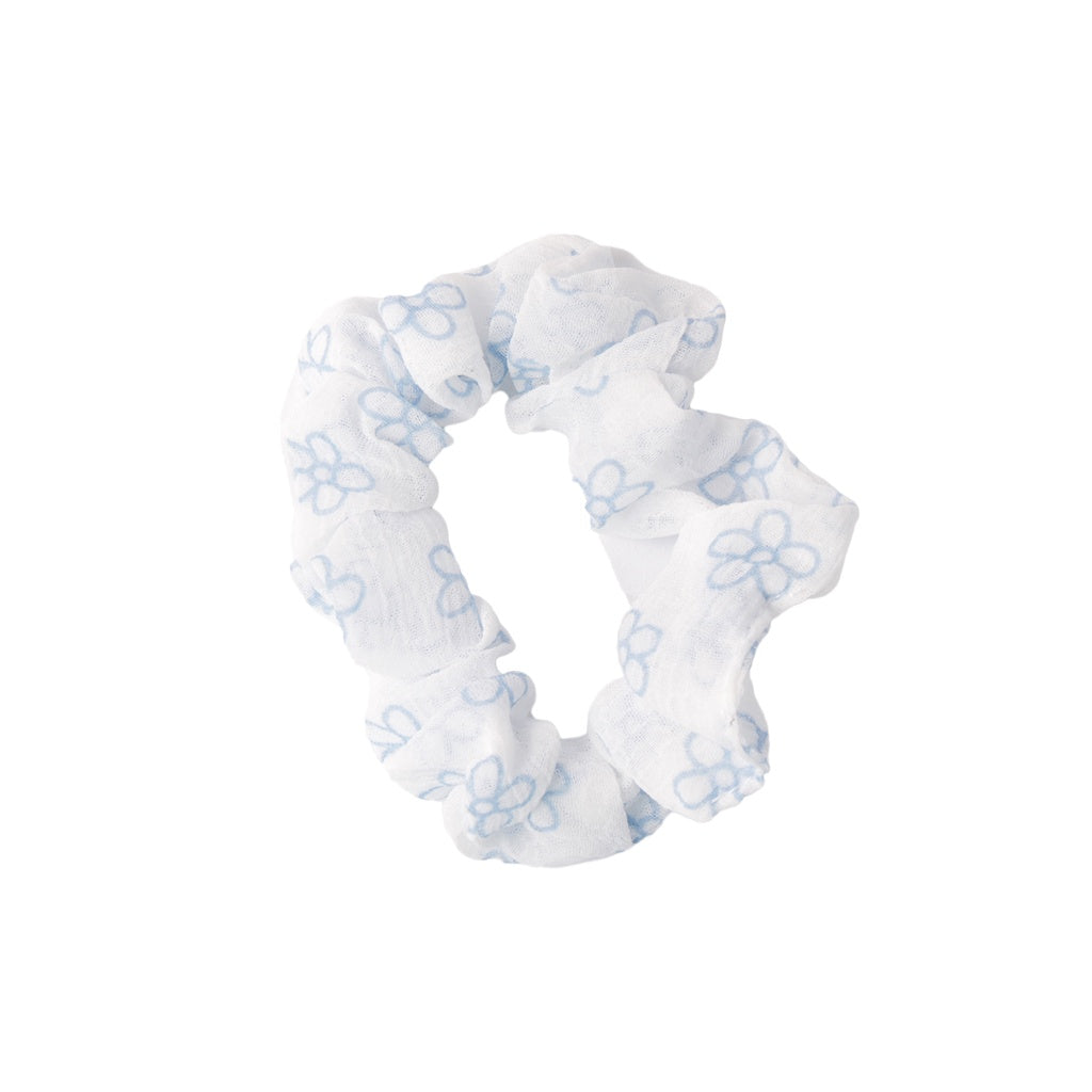 Stroberi Mini Scrunchie Flower Hair Tie
