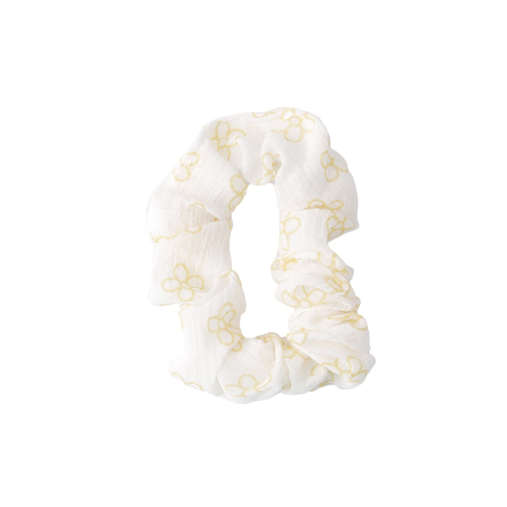 Stroberi Mini Scrunchie Flower Hair Tie