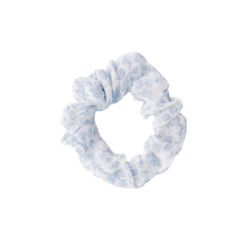 Stroberi Mini Scrunchie Flower Hair Tie