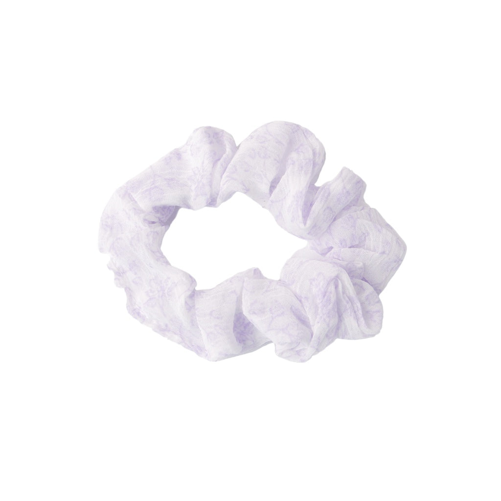 Stroberi Mini Scrunchie Flower Hair Tie