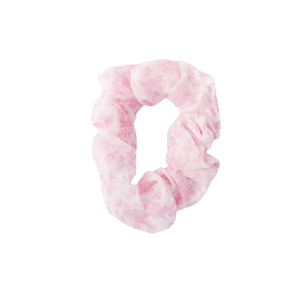Stroberi Mini Scrunchie Flower Hair Tie