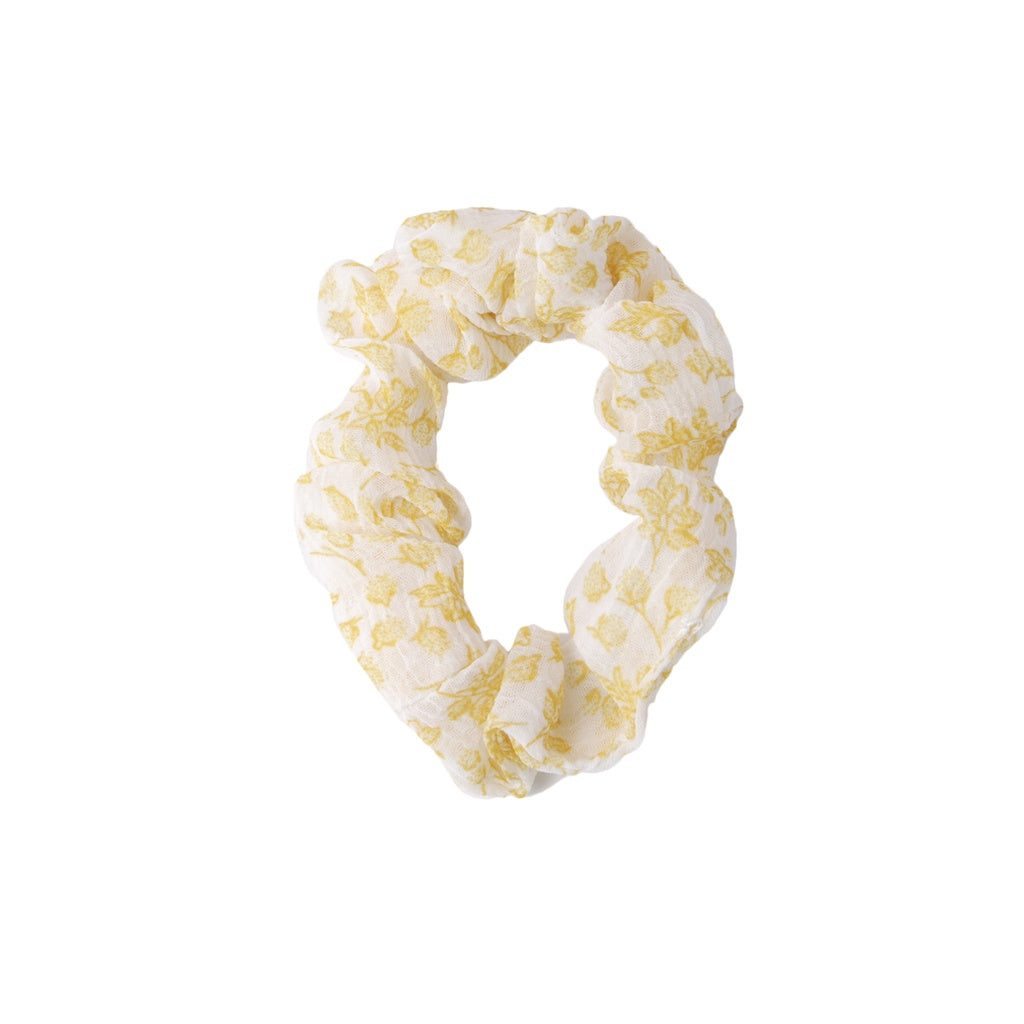 Stroberi Mini Scrunchie Flower Hair Tie