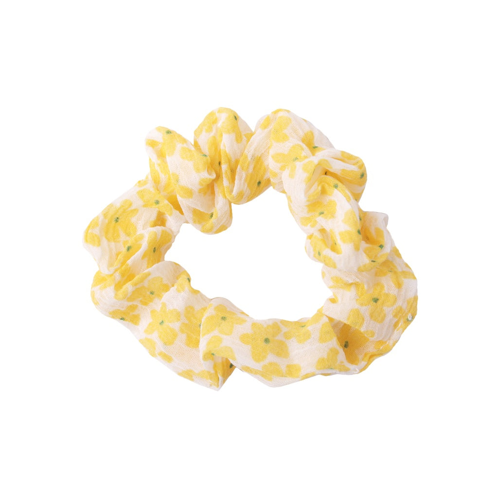 Stroberi Mini Scrunchie Flower Hair Tie