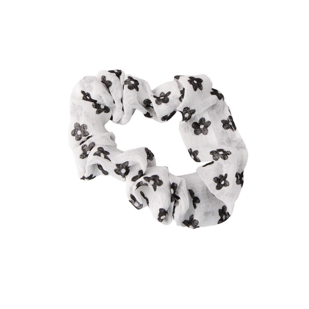 Stroberi Mini Scrunchie Flower Hair Tie
