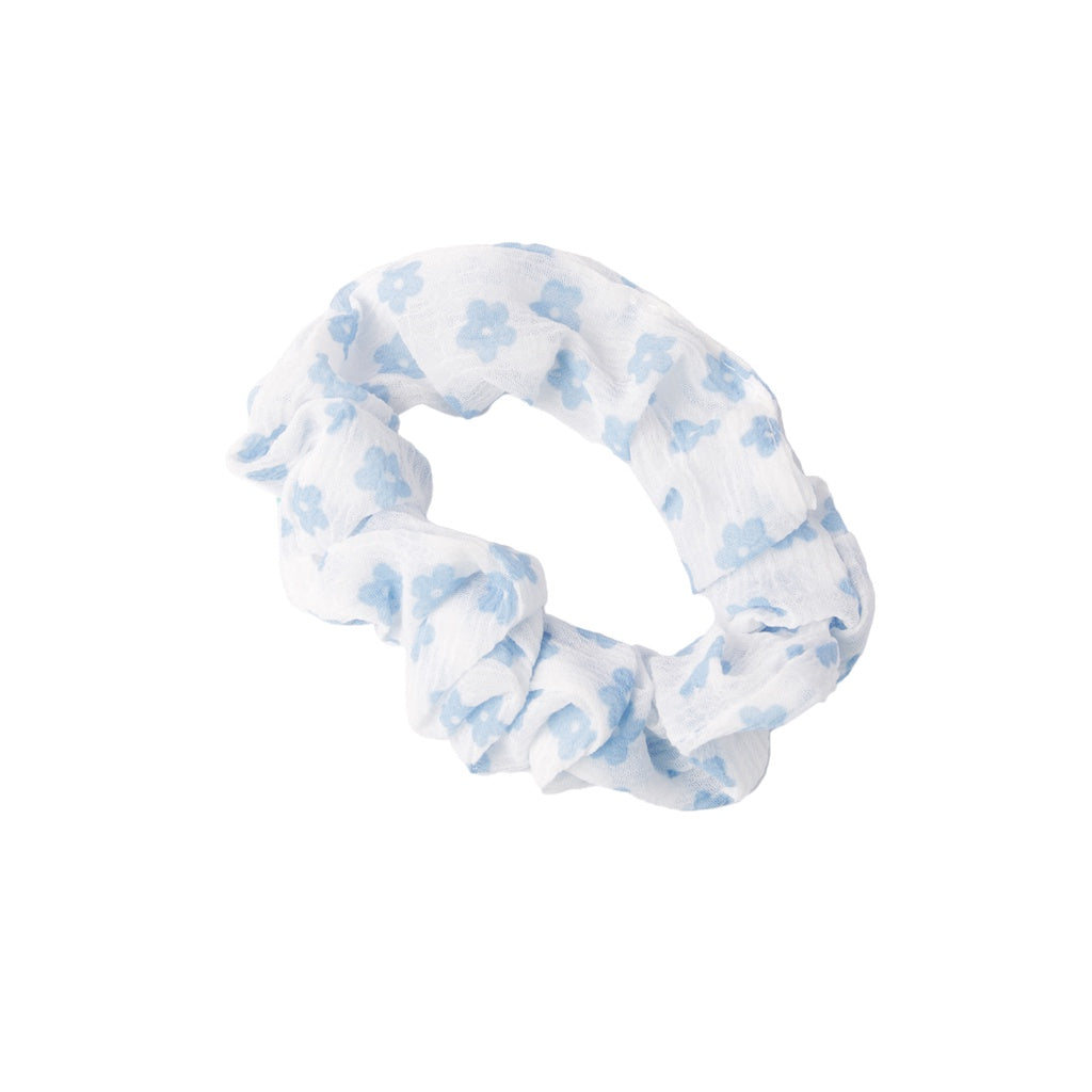 Stroberi Mini Scrunchie Flower Hair Tie