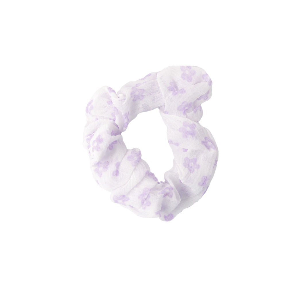 Stroberi Mini Scrunchie Flower Hair Tie