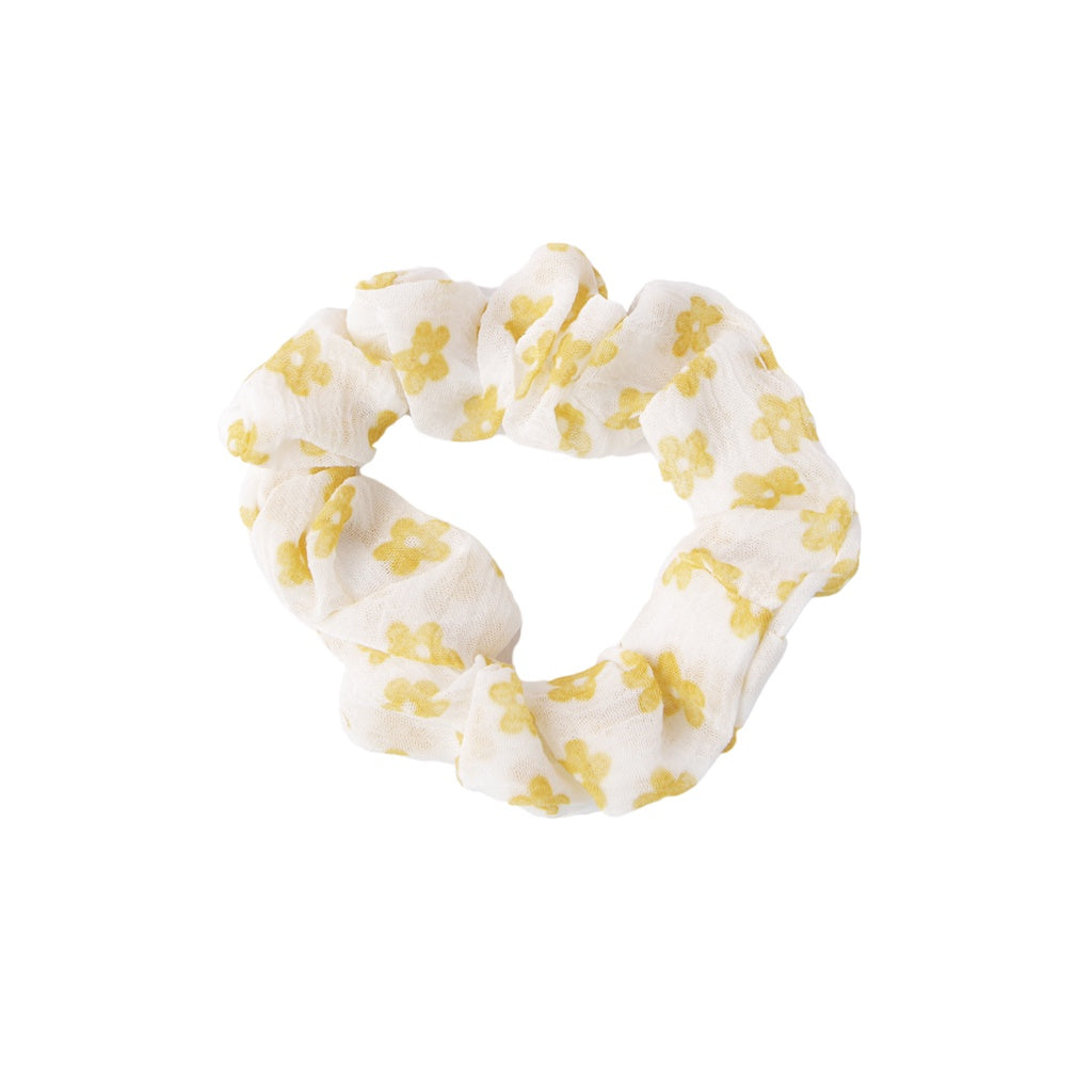 Stroberi Mini Scrunchie Flower Hair Tie