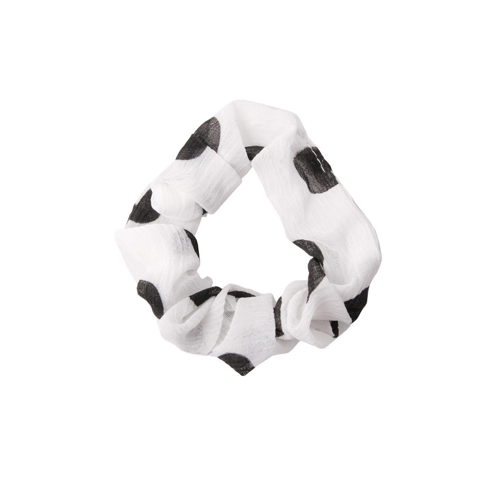 Stroberi Mini Scrunchie Pattern Hair Tie