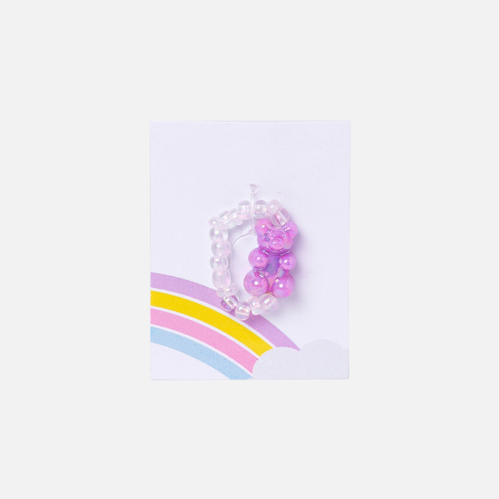 Stroberi Beads Mix Rings - 4 Bear