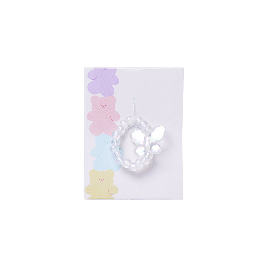 Stroberi Beads Mix Rings - 2 Butterfly