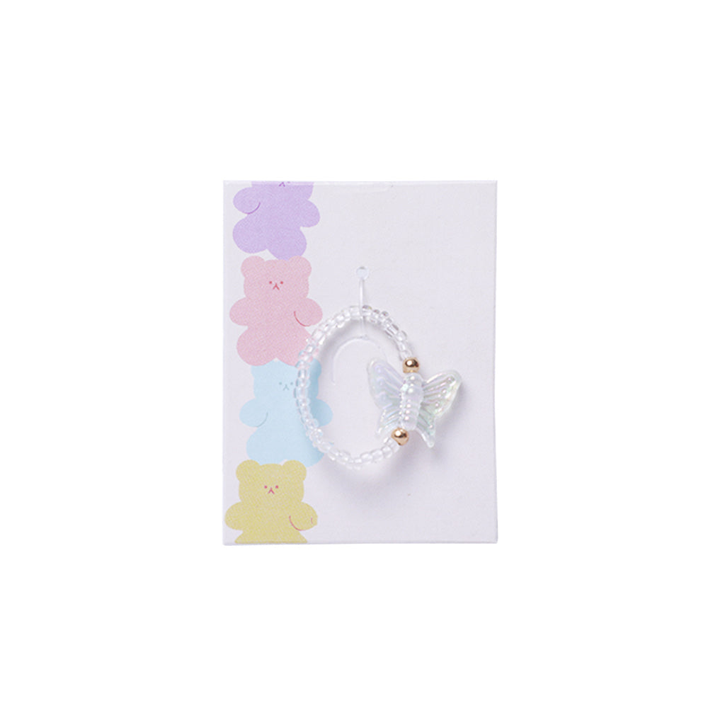 Stroberi Beads Mix Rings - 2 Butterfly