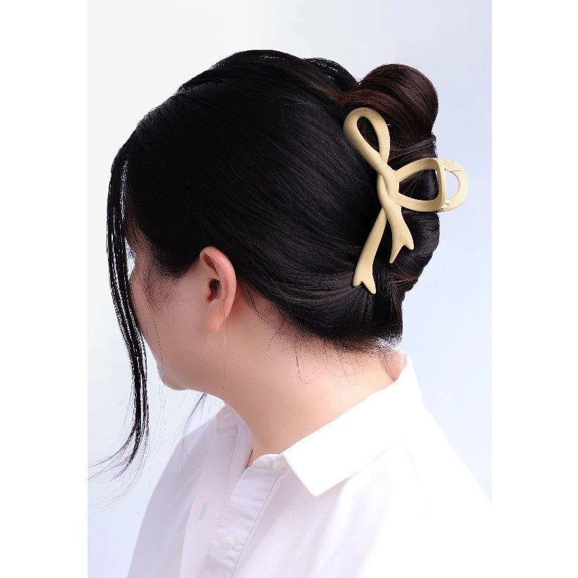 Stroberi Bow Knot Simple Doff Hair Clip