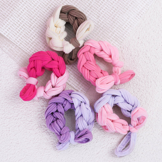 Stroberi Braid Bow Hair Tie