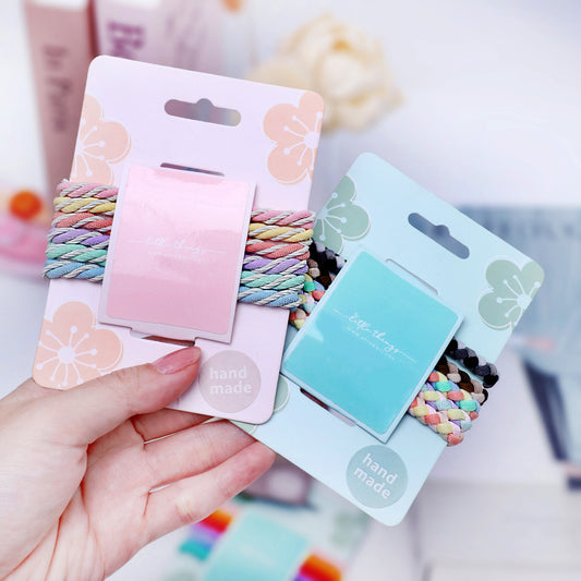 Stroberi Color Motif Hair Tie Set