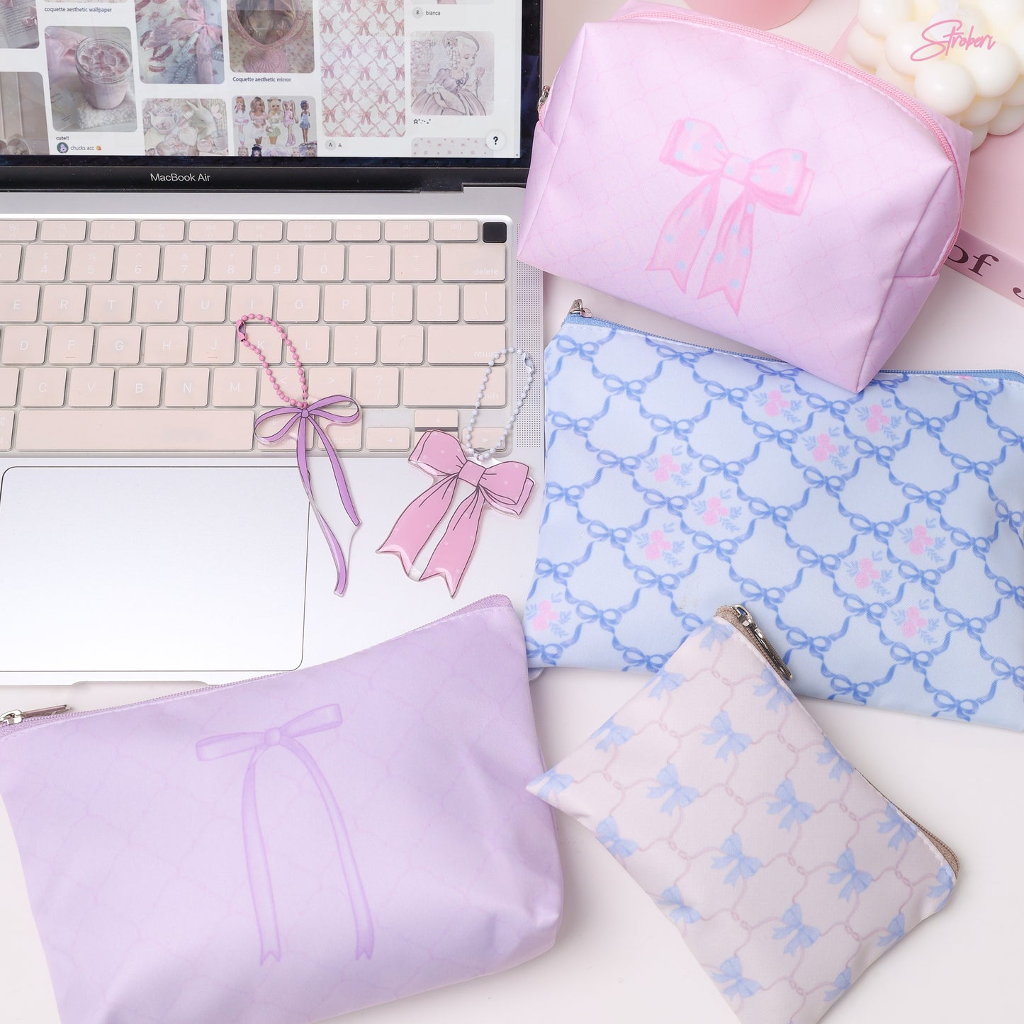 Stroberi Coquette New Pouch Series