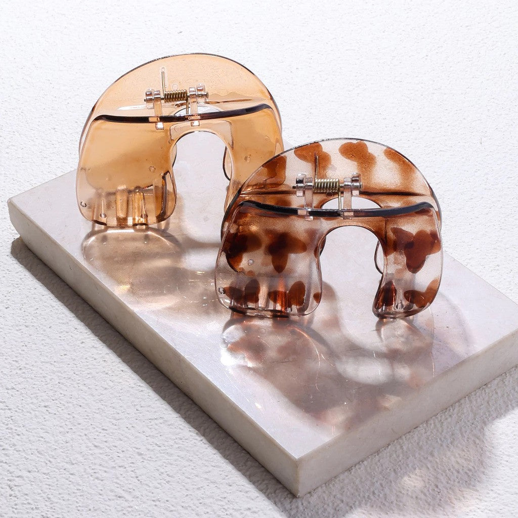 Stroberi Curved Trans Mix Hair Clip