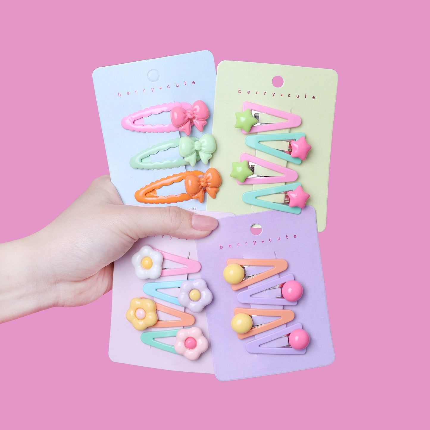 Stroberi Cute Cartoon Snap Clip - Wave