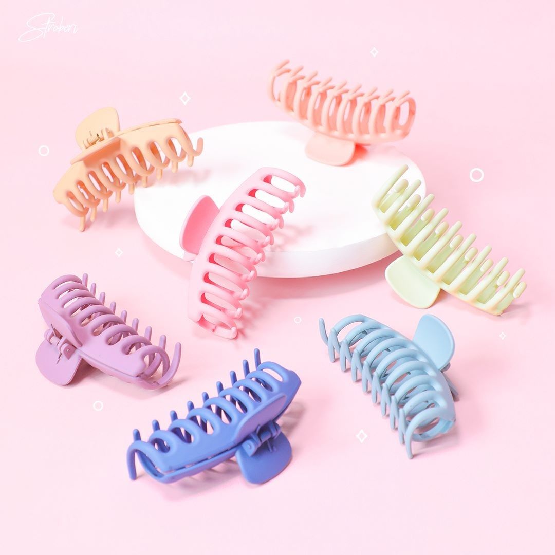 Stroberi Doff Big Hair Clip