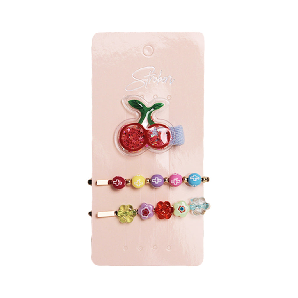 Stroberi Fruit Shaker Hair Clip