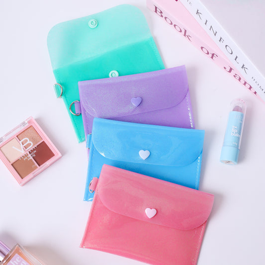 Stroberi Glitter Holo Pouch Series