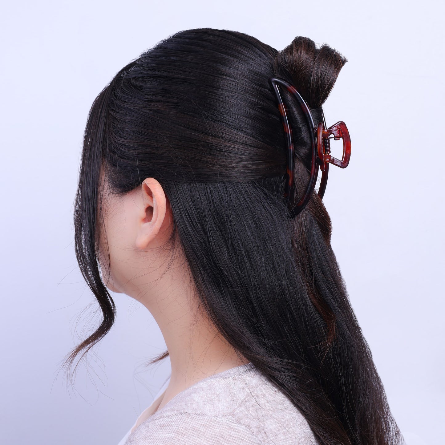 Stroberi Glossy Big Hair Clip