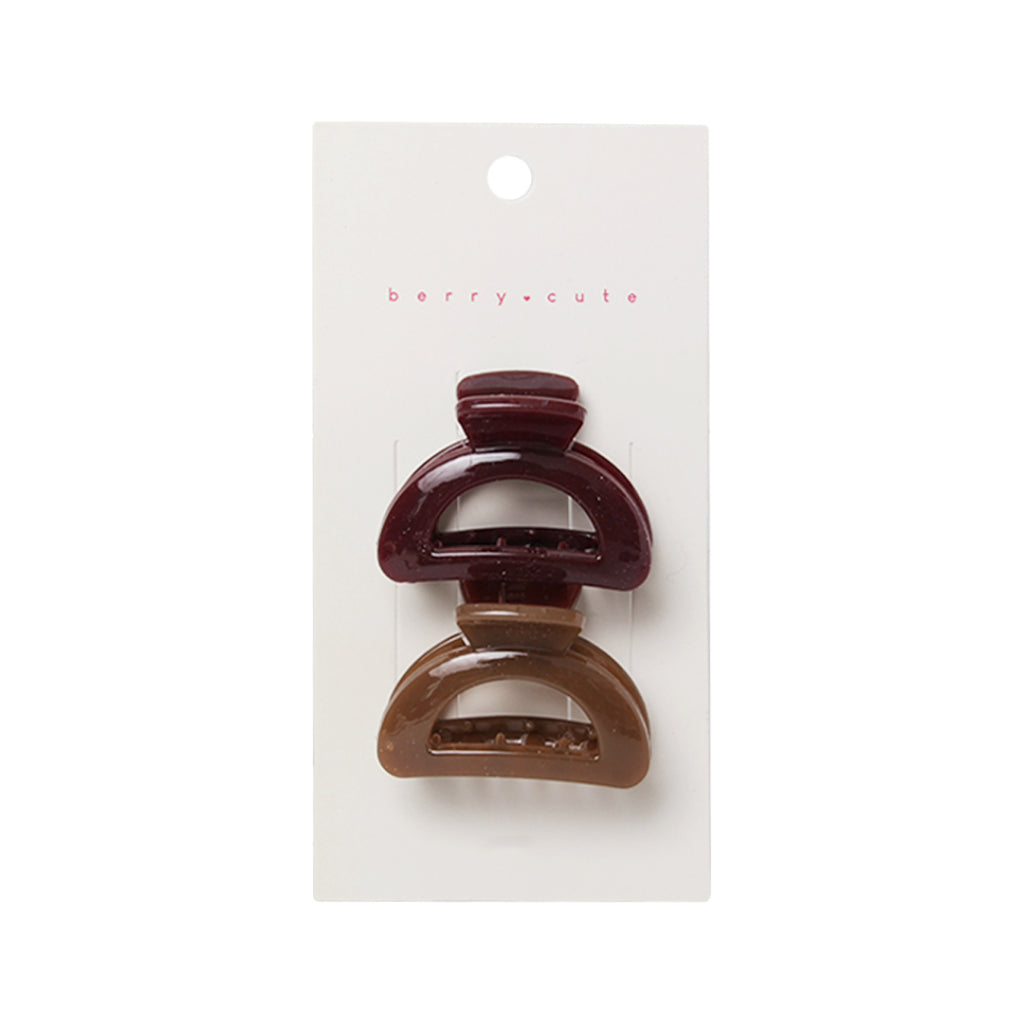 Stroberi Glossy Hole Hair Clip