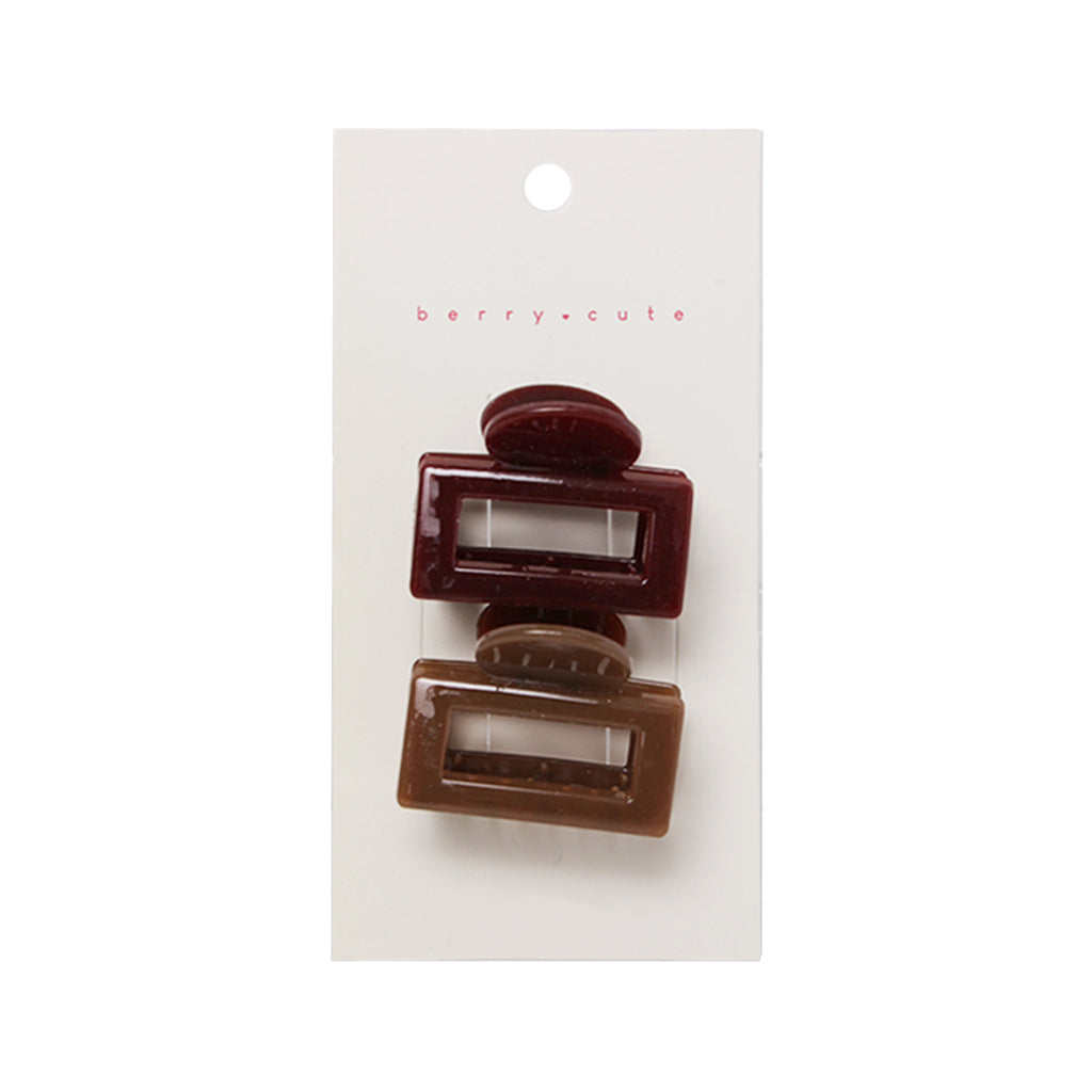 Stroberi Glossy Hole Hair Clip