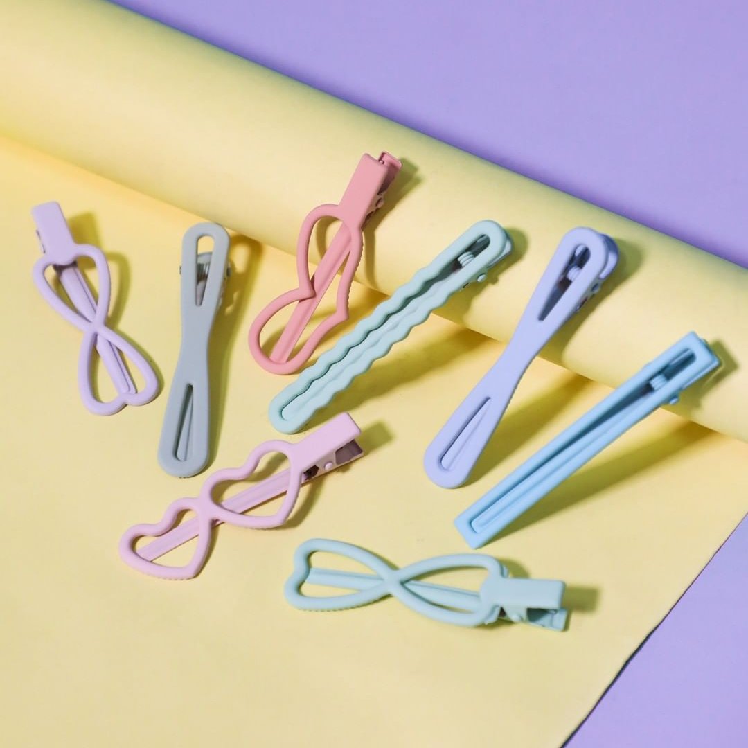 Stroberi Hole Pastel Set Hair Clip