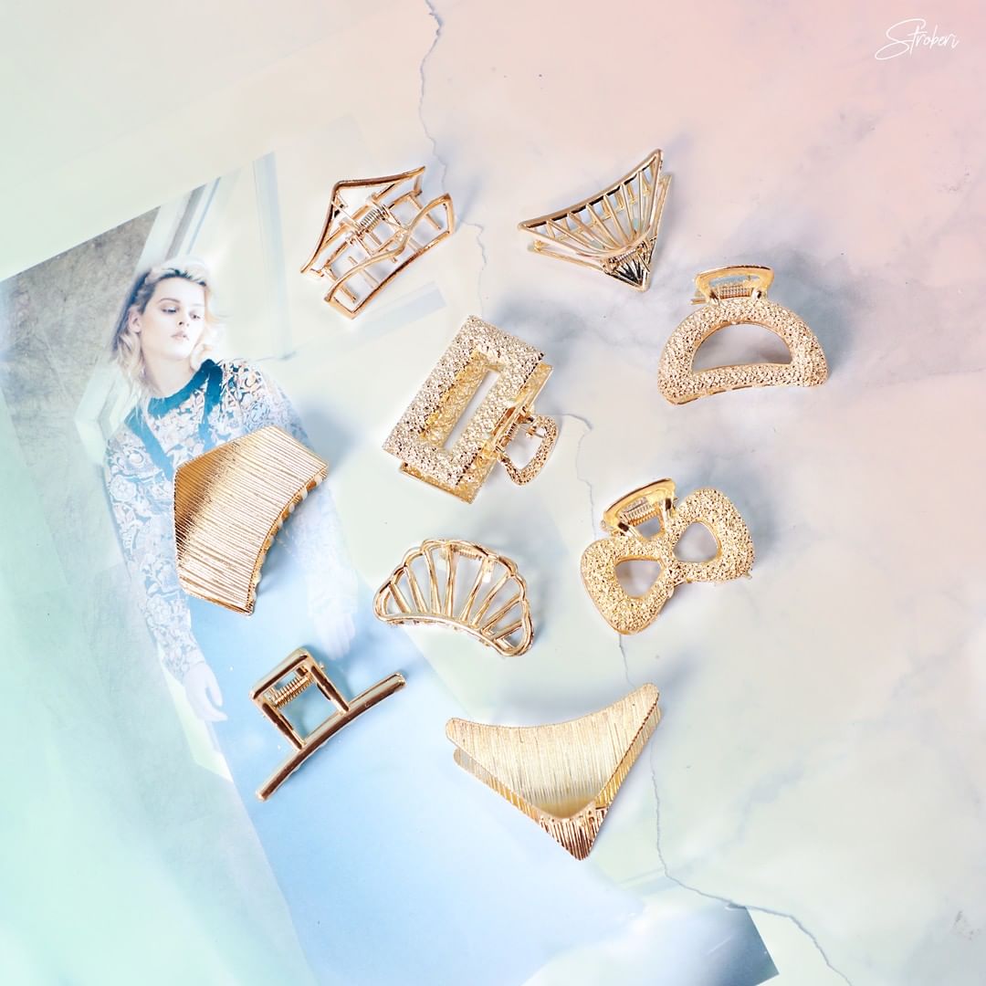 Stroberi Iron Gold Series Hair Clip