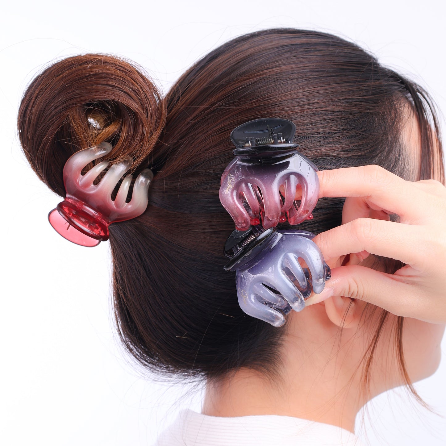 Stroberi Jedai Hair Clip - Gradation