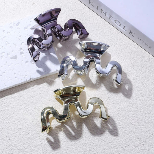 Stroberi Metallic Color Hair Clip