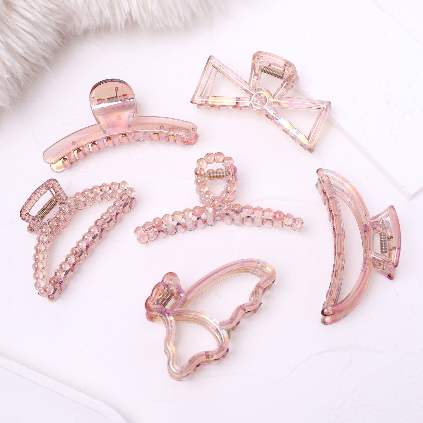 Stroberi Metallic Hair Clip