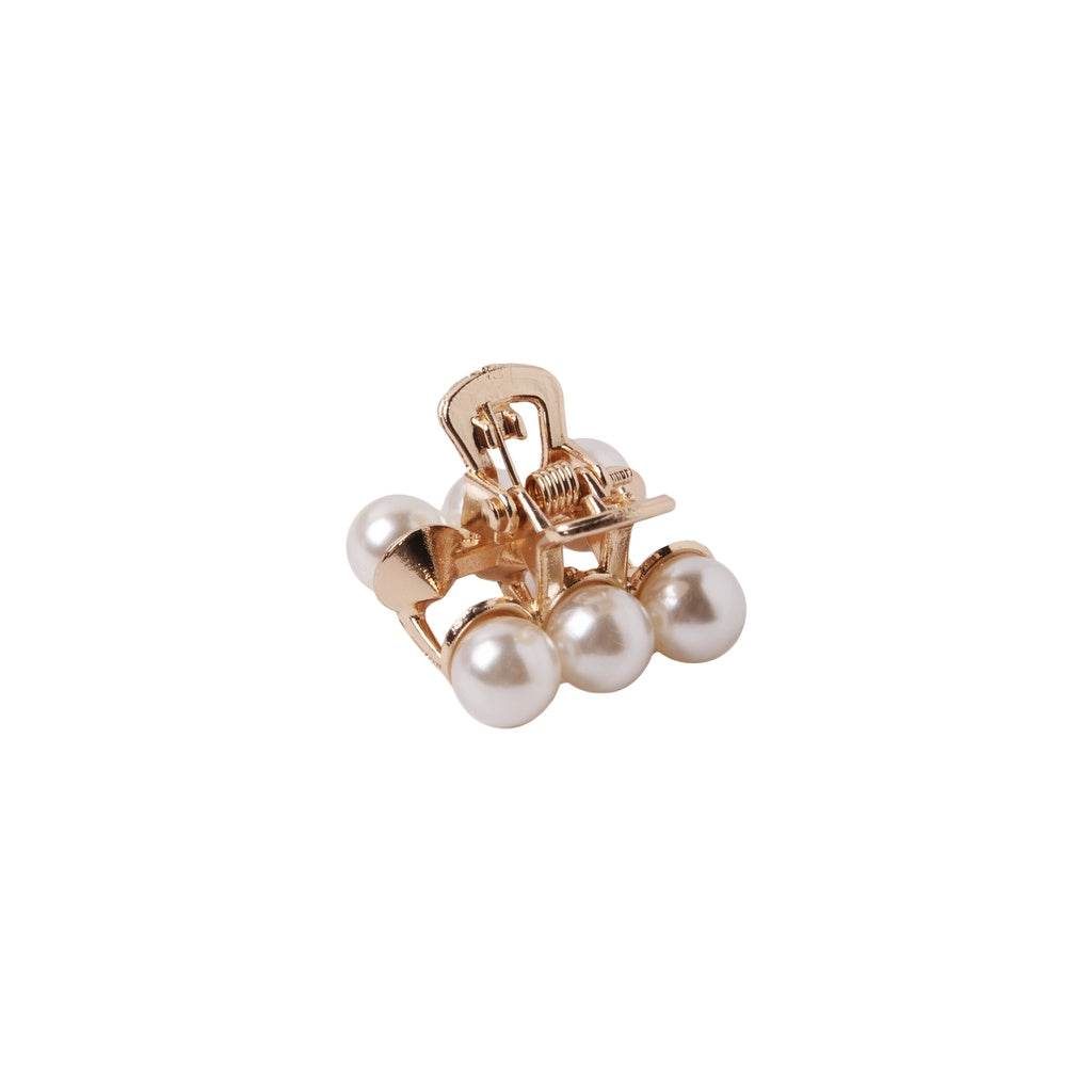 Stroberi Mini Rhinestone Pearl Hair Clip