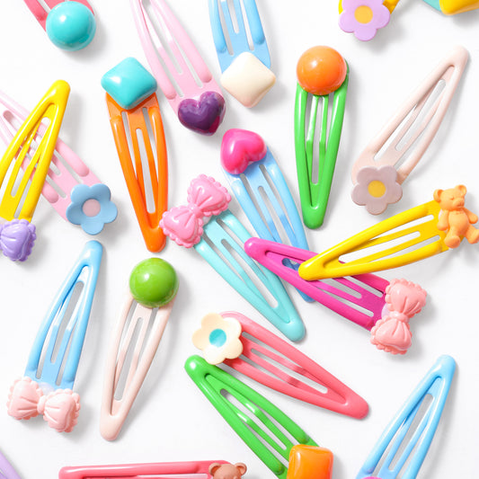 Stroberi Mix Color Set Snap Clip