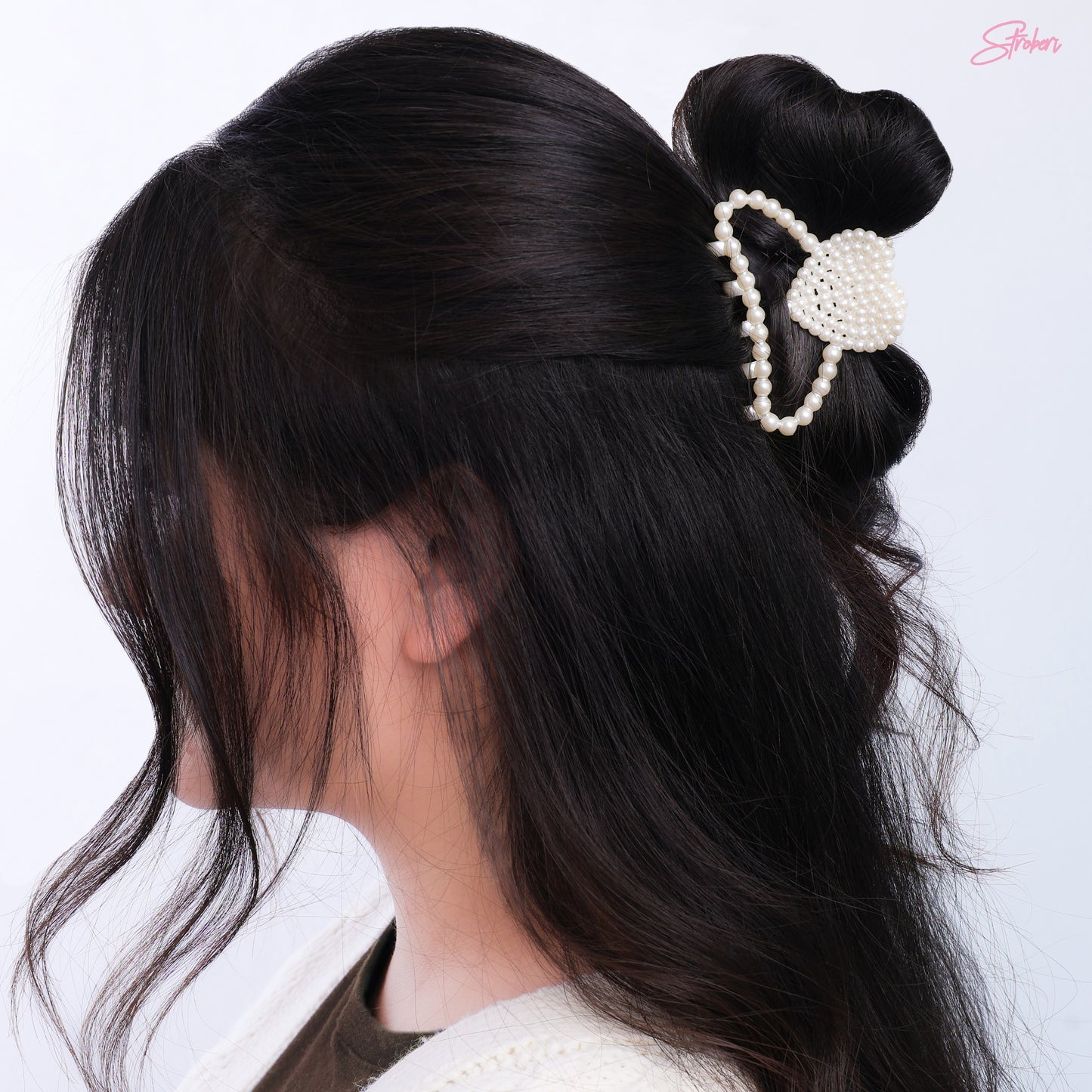 Stroberi Pearl Series Large Hair Clip