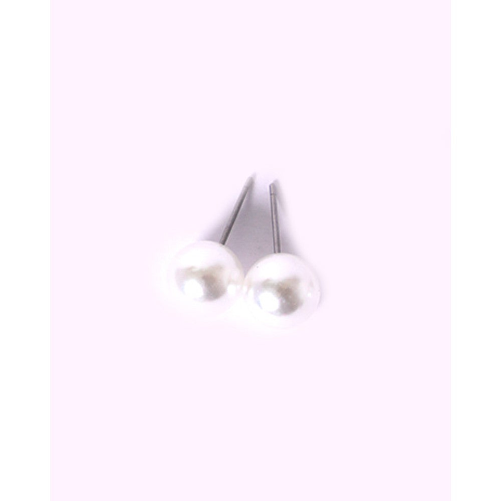 Stroberi Plain Pearl Earring