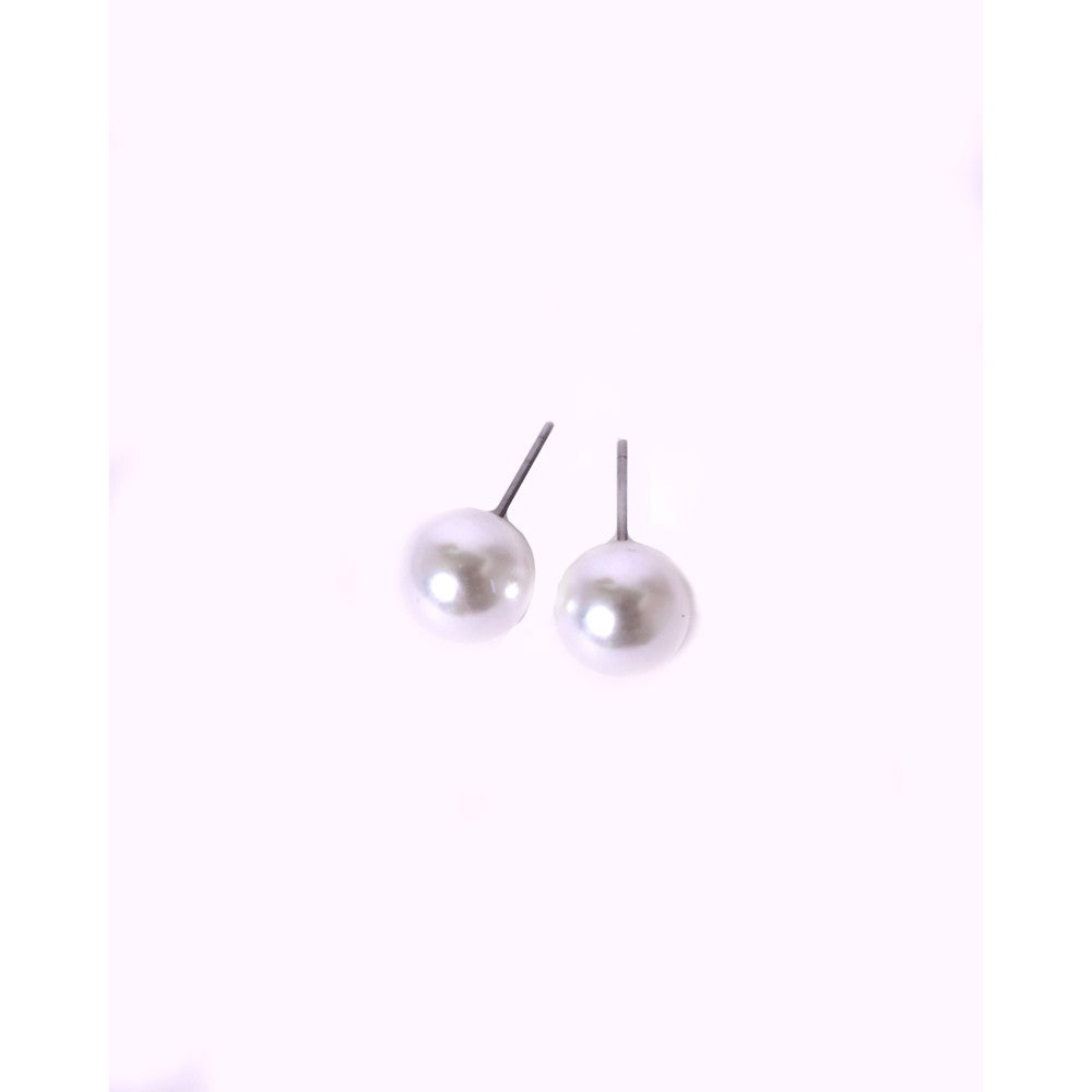 Stroberi Plain Pearl Earring
