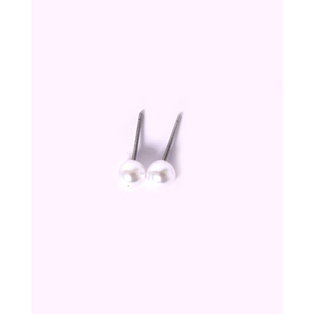 Stroberi Plain Pearl Earring