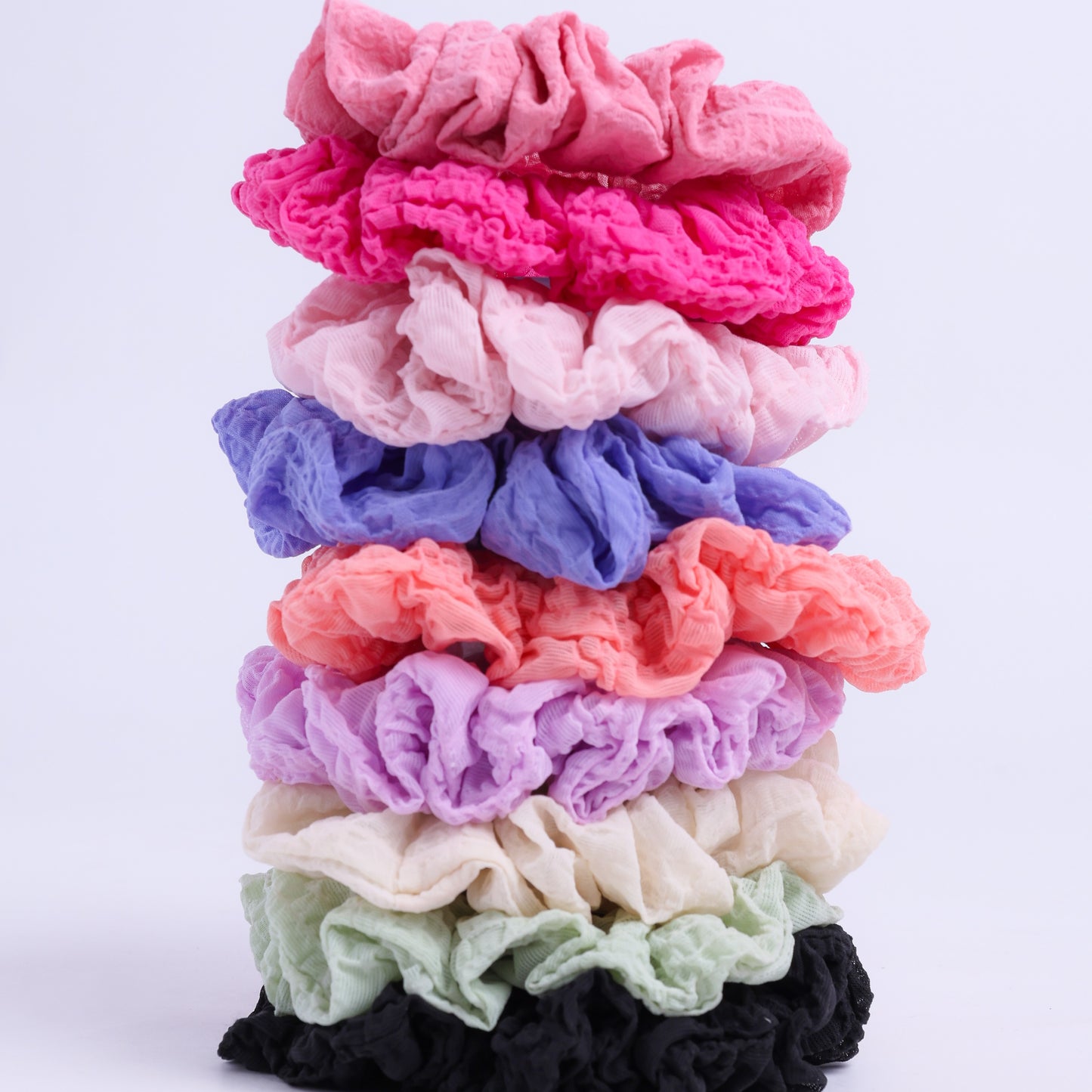 Stroberi Scunchie Crinkle Hair Tie