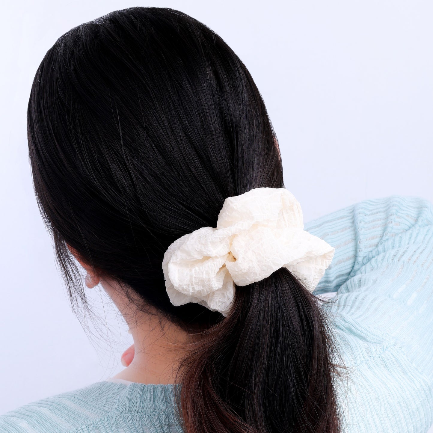 Stroberi Scunchie Crinkle Hair Tie