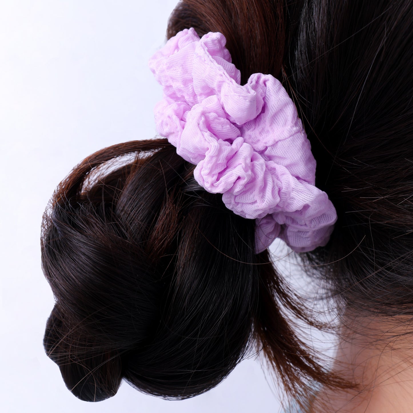 Stroberi Scunchie Crinkle Hair Tie